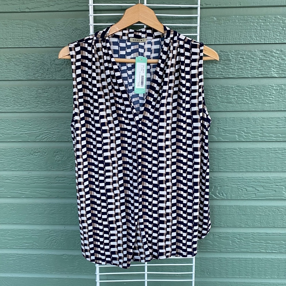 💕Pleat detail knit top